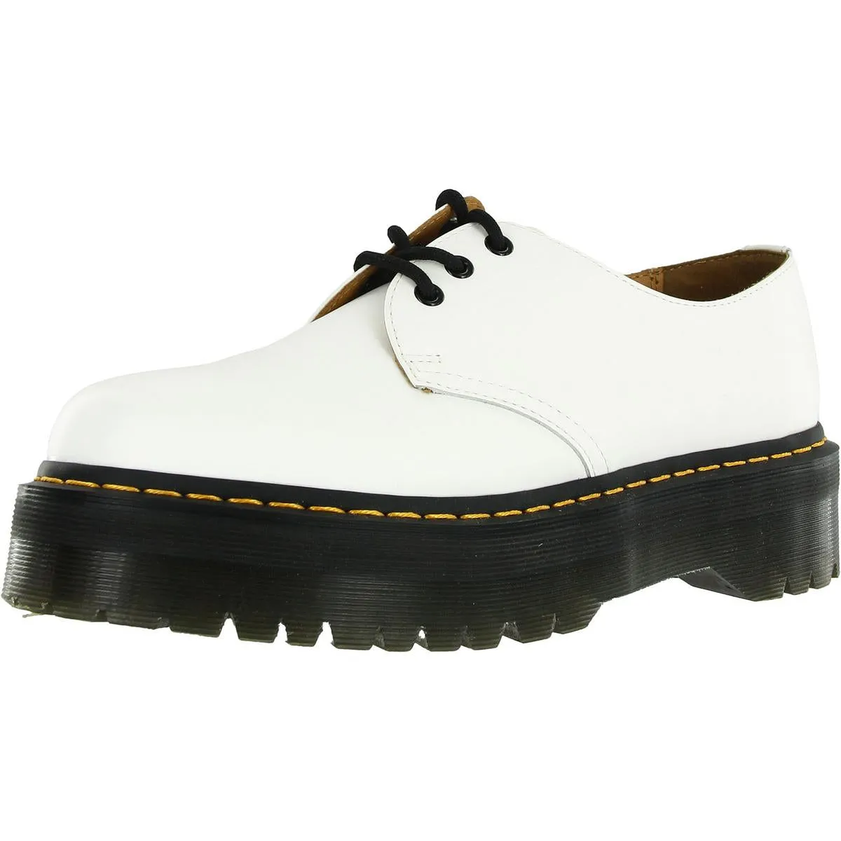 1461 Quad Womens Lace-Up Leather Oxfords