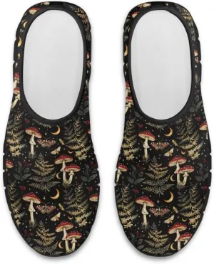 Aesthetic Plant Botanical Loafer Womens Slip On Shoes Non Slip Breathable Tennis Shoes Travel Work Shoes