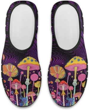 Aesthetic Plant Botanical Loafer Womens Slip On Shoes Non Slip Breathable Tennis Shoes Travel Work Shoes