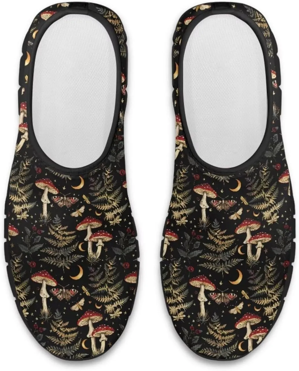 Aesthetic Plant Botanical Loafer Womens Slip On Shoes Non Slip Breathable Tennis Shoes Travel Work Shoes