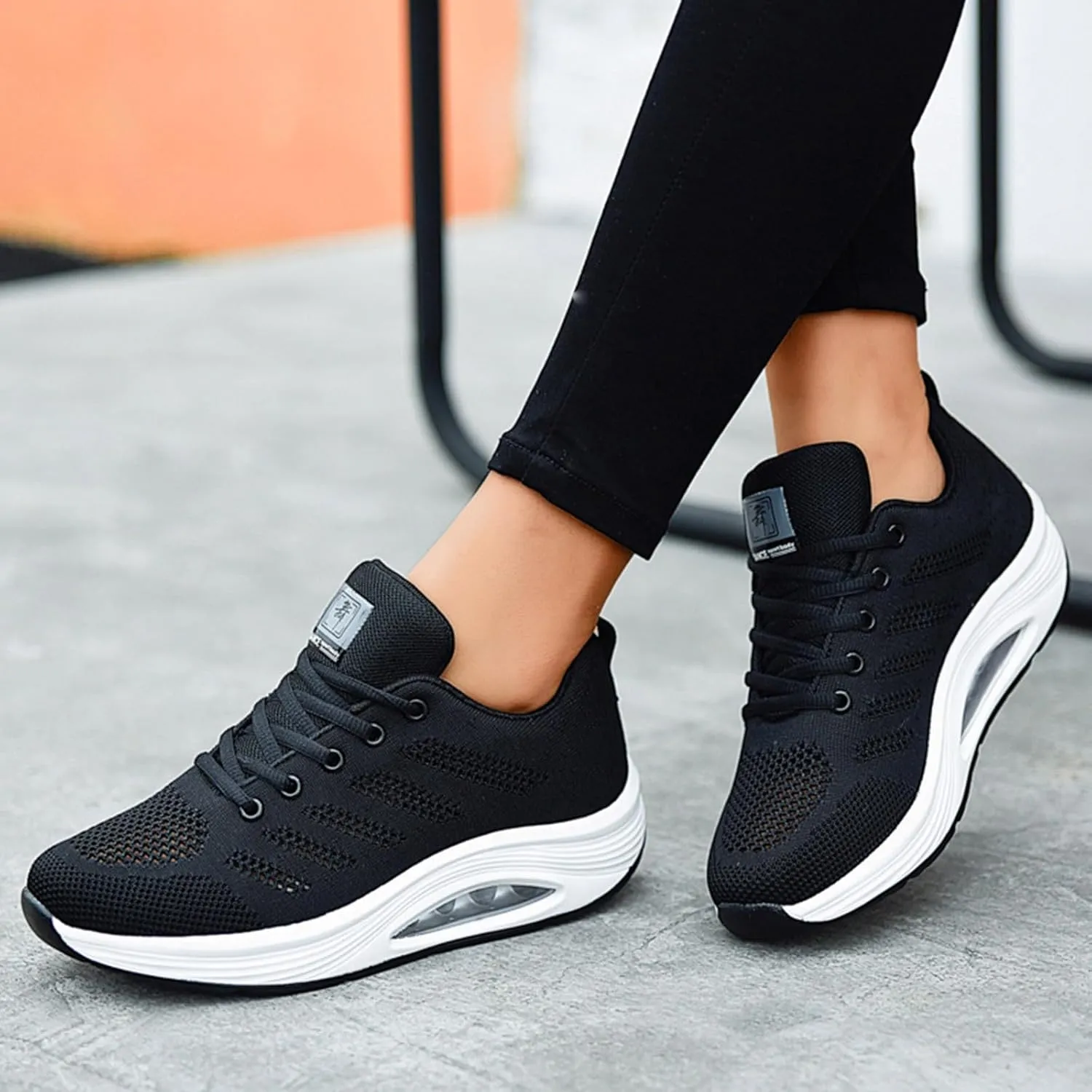 Arch Support Sneakers for Women Non Slip Comfortable Breathable Workout Gym Sports Shoes Mesh Orthopedic Shoe