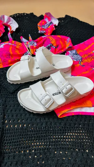 Arizona White Eva Sandal