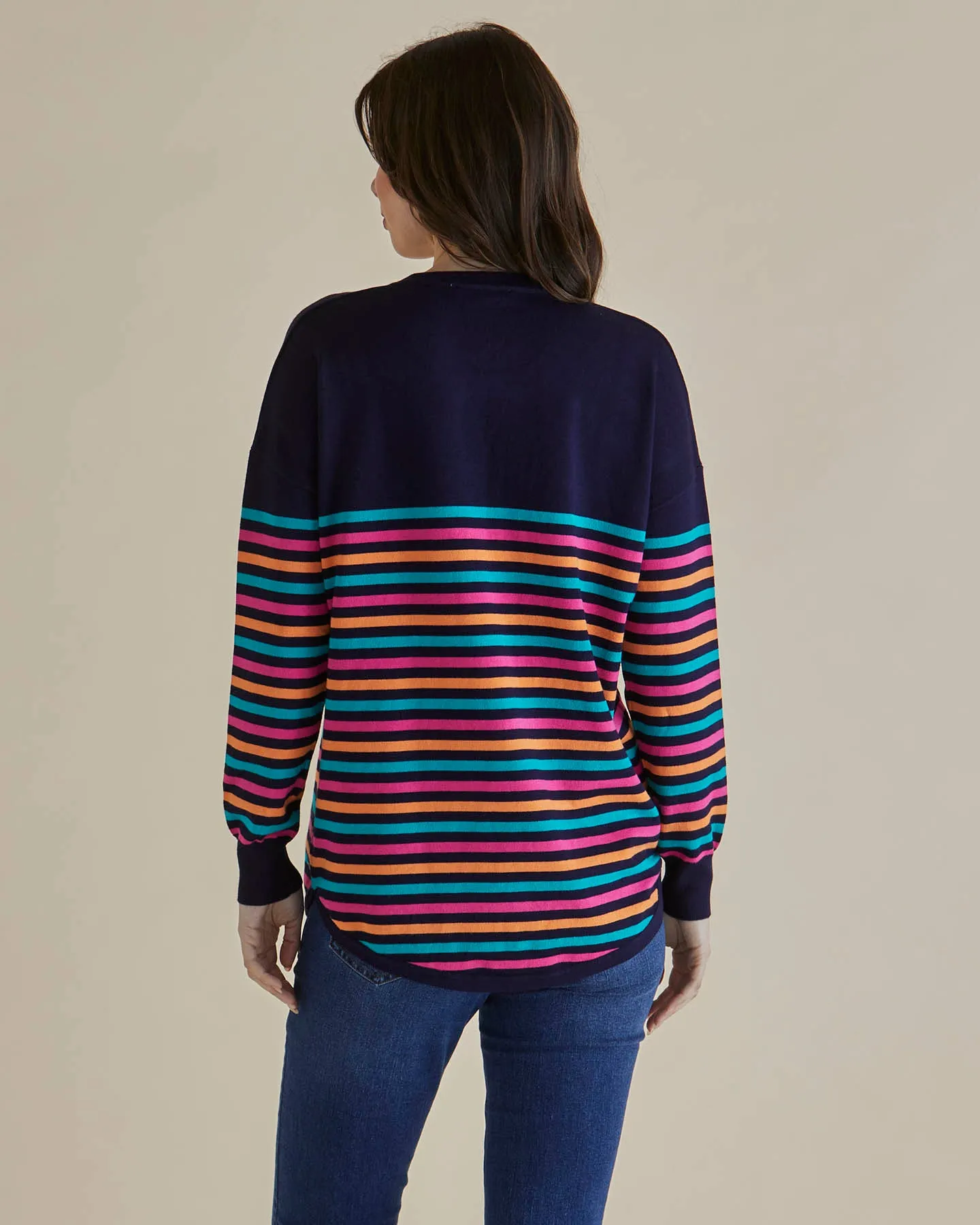 Betty Basics Sophie Knit Jumper Rainbow