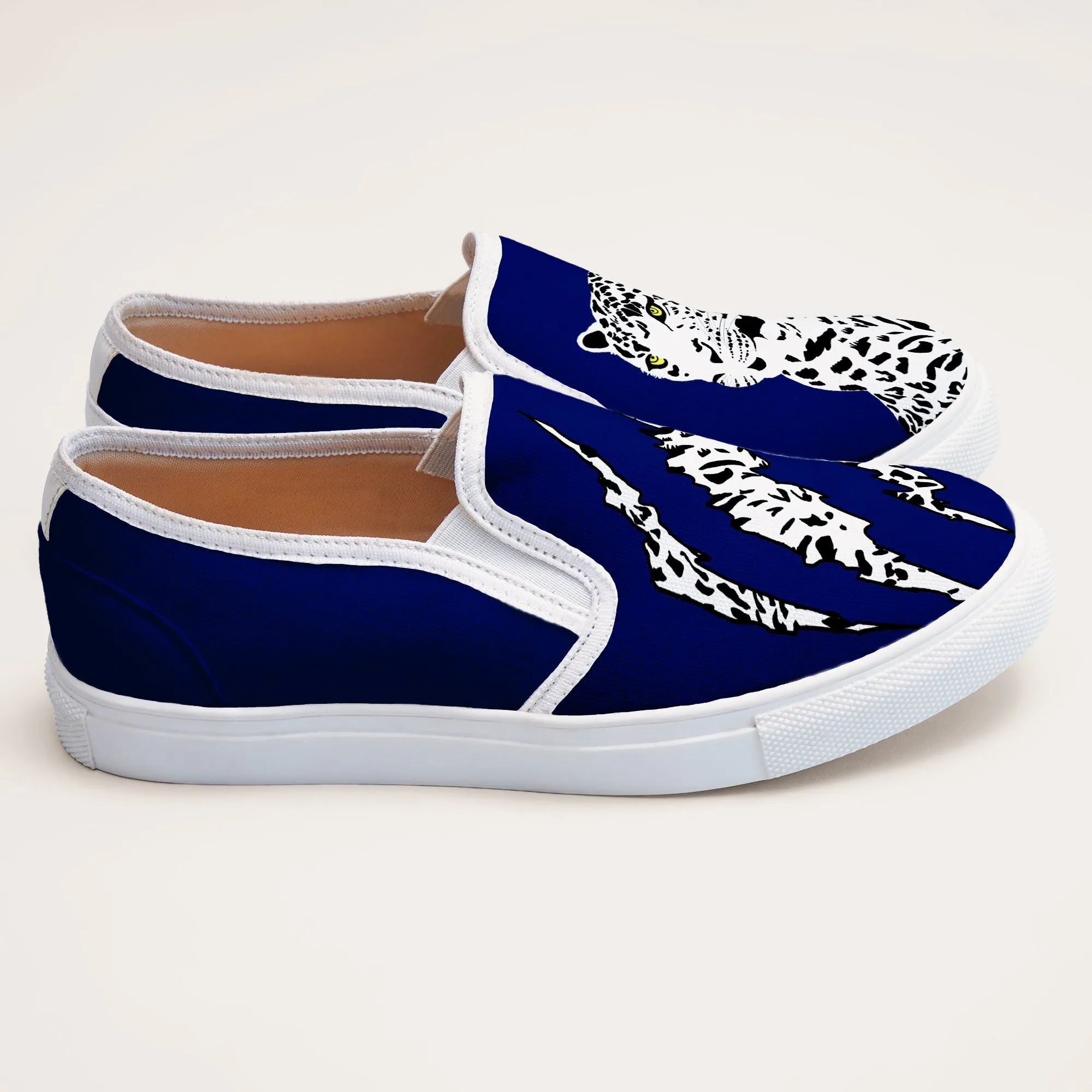 Bleached Tiger Slipons
