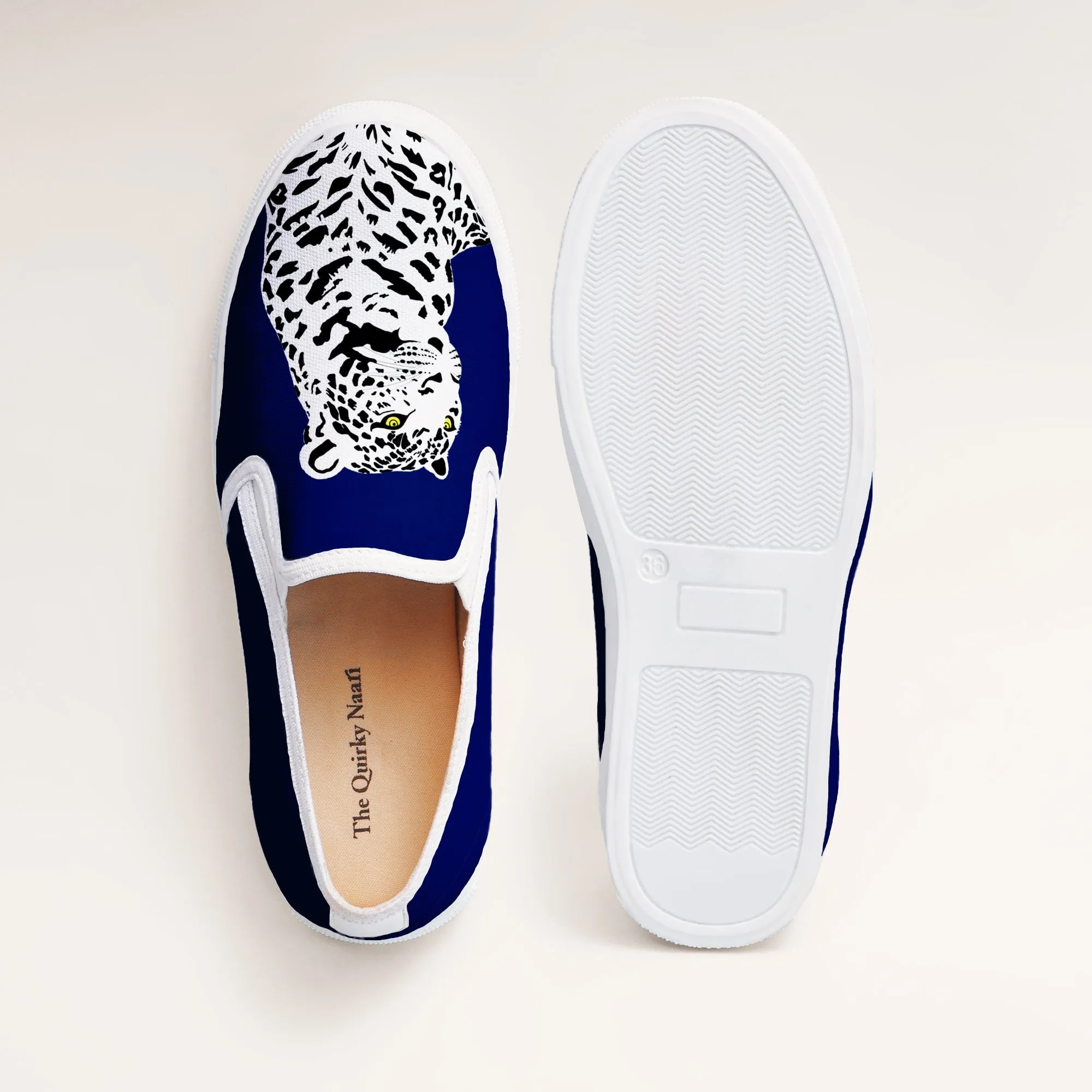 Bleached Tiger Slipons