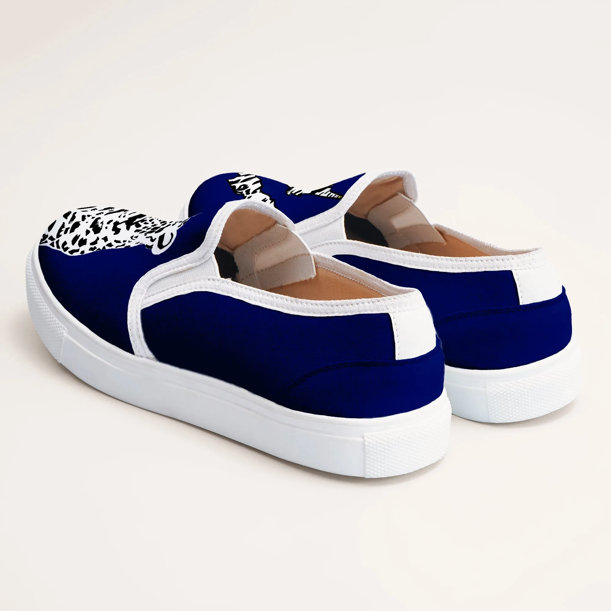 Bleached Tiger Slipons