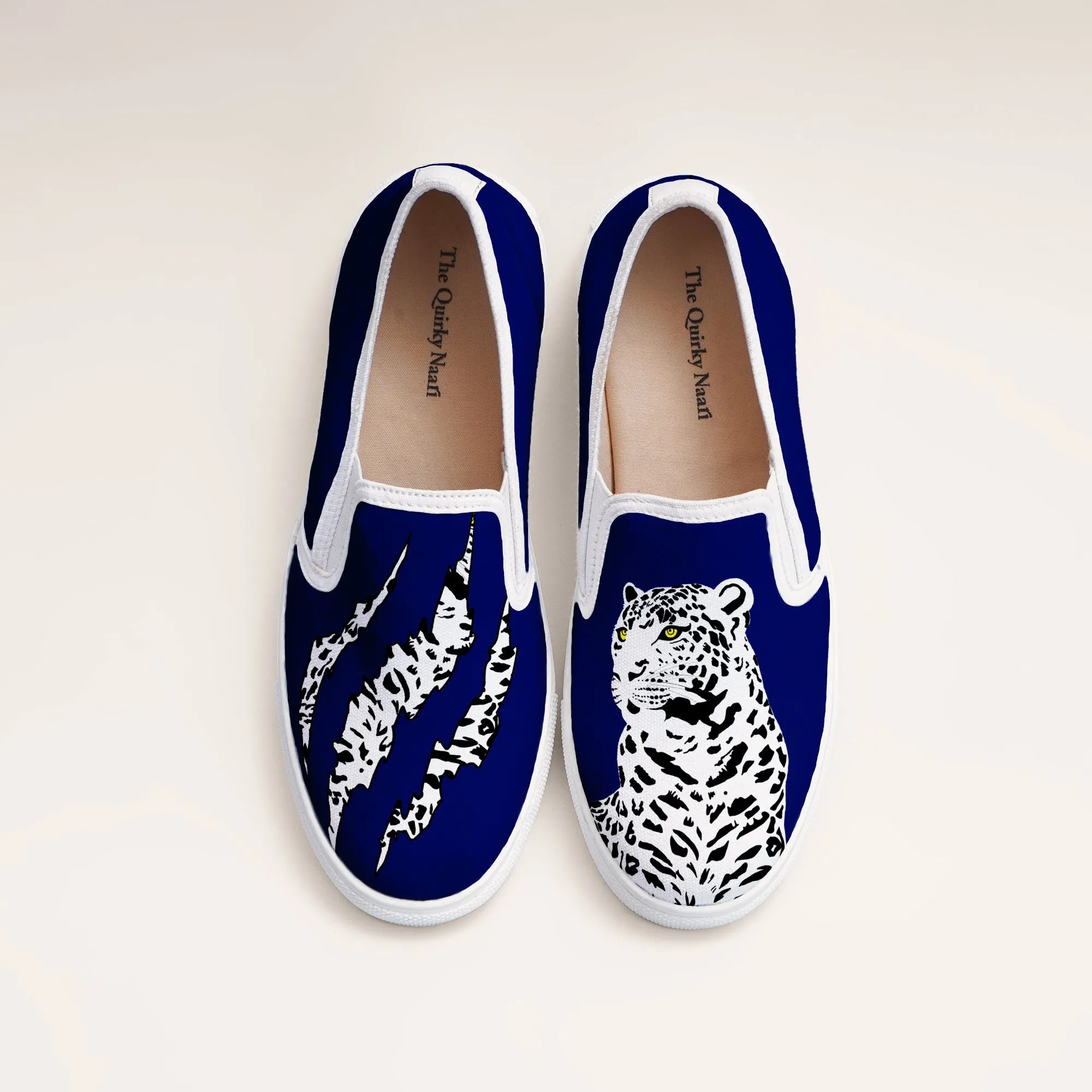 Bleached Tiger Slipons