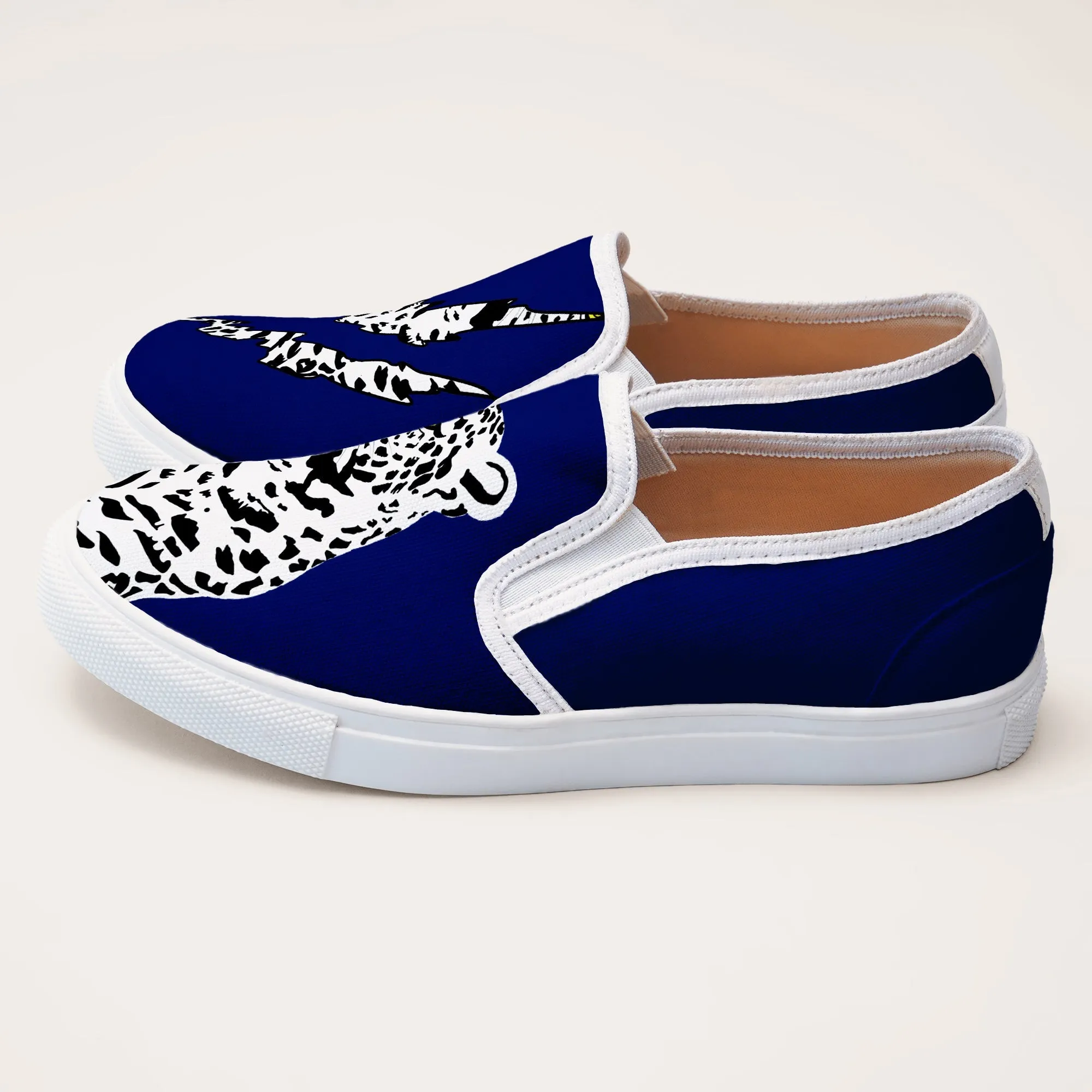 Bleached Tiger Slipons