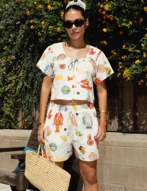 Bon Appetit Cotton Shorts