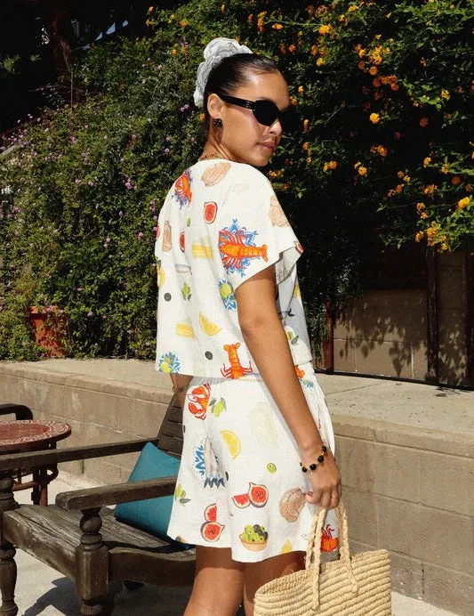 Bon Appetit Cotton Shorts
