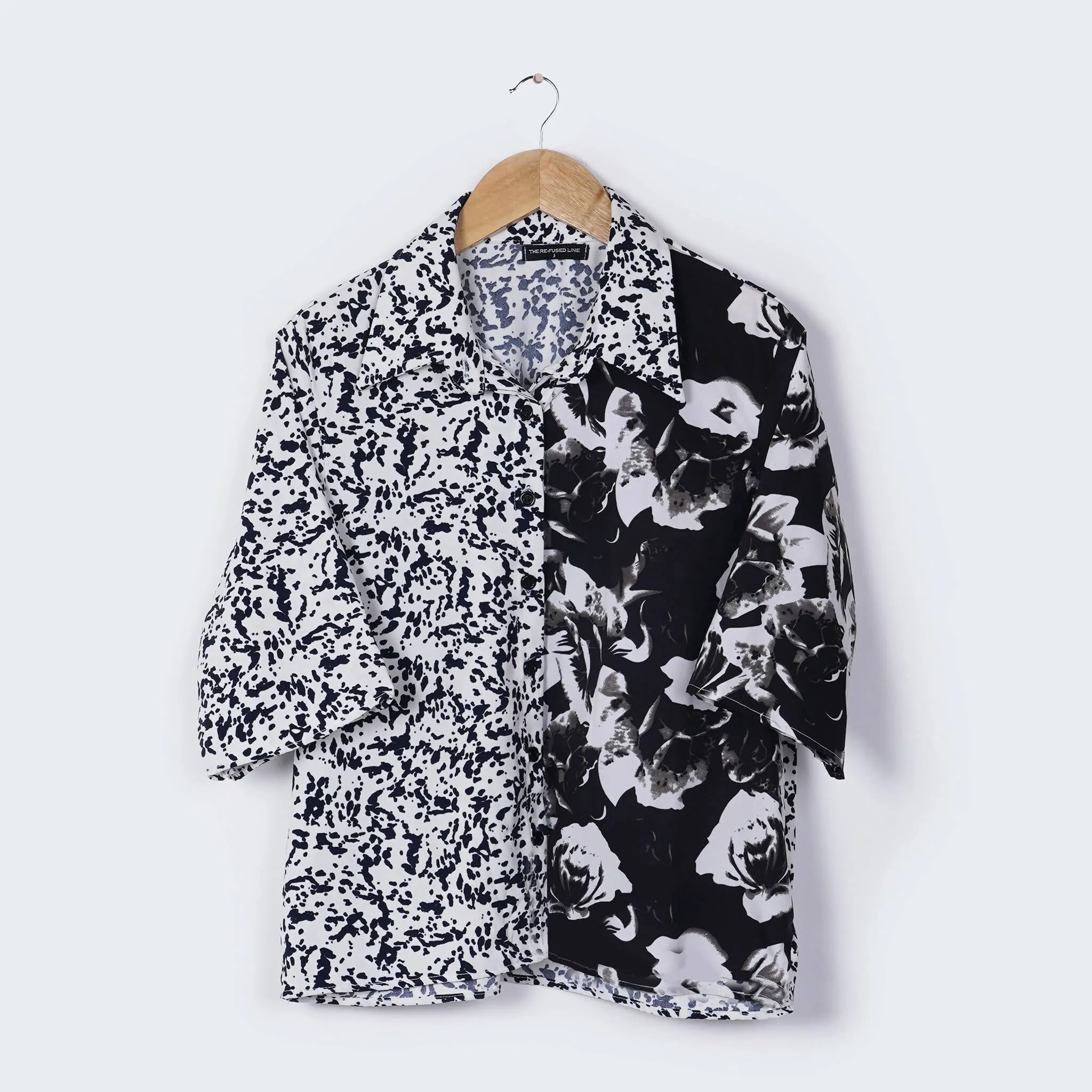Clashed Print Designer Shirt