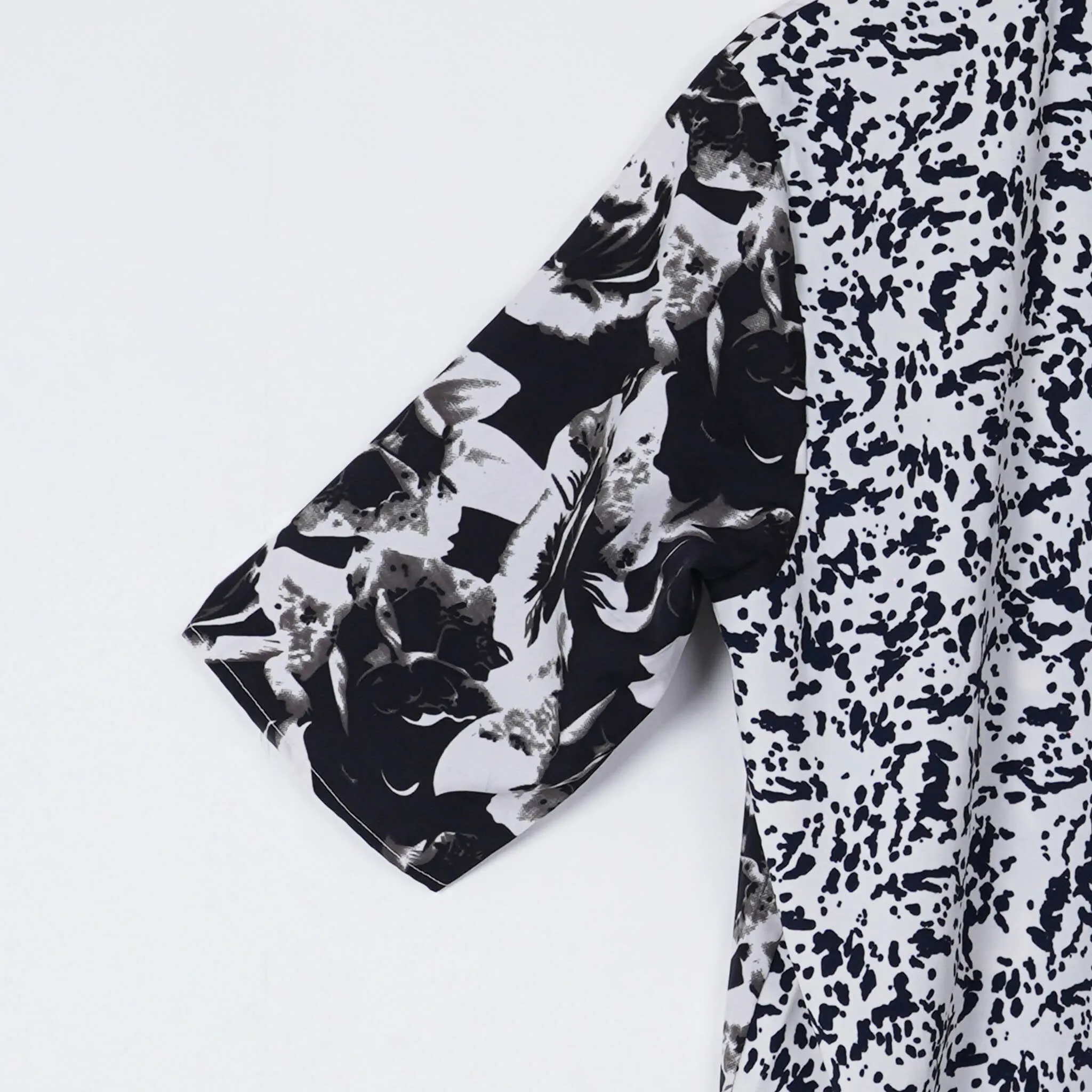 Clashed Print Designer Shirt