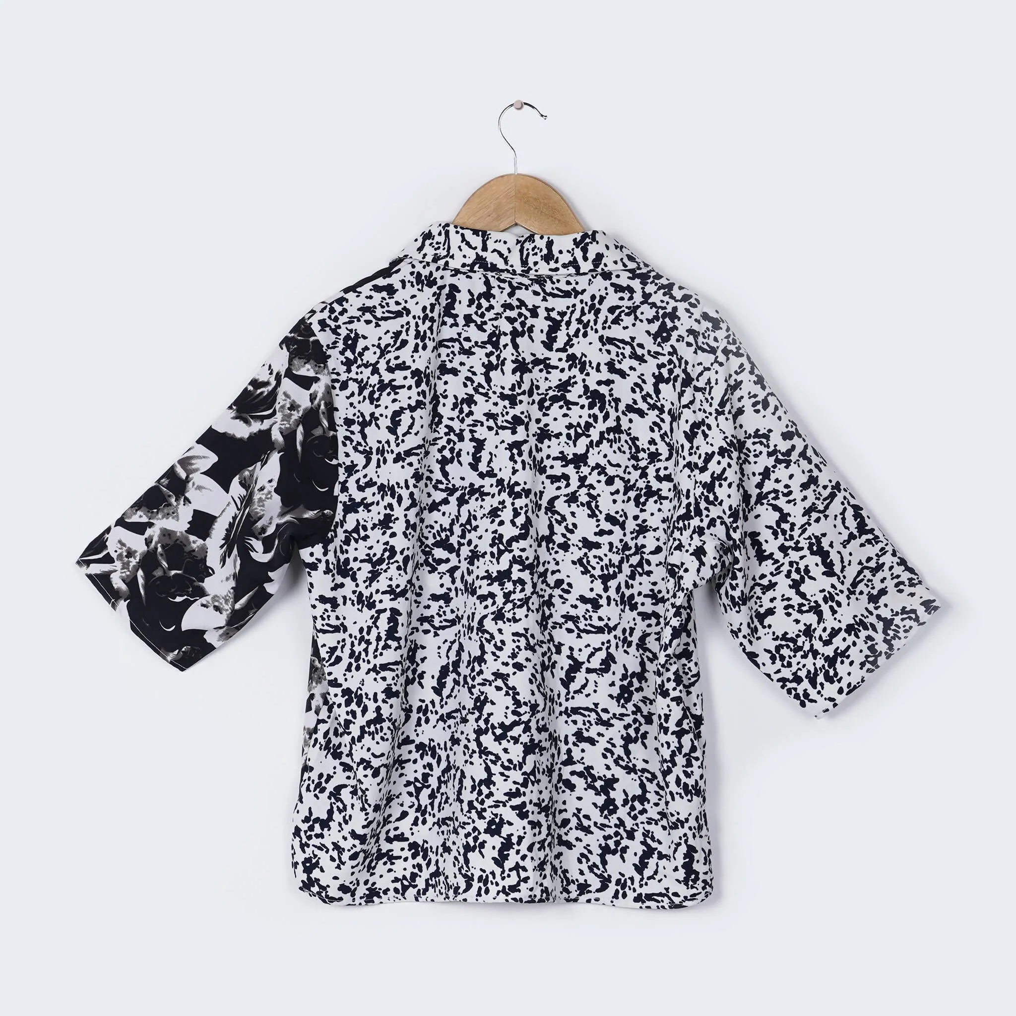 Clashed Print Designer Shirt