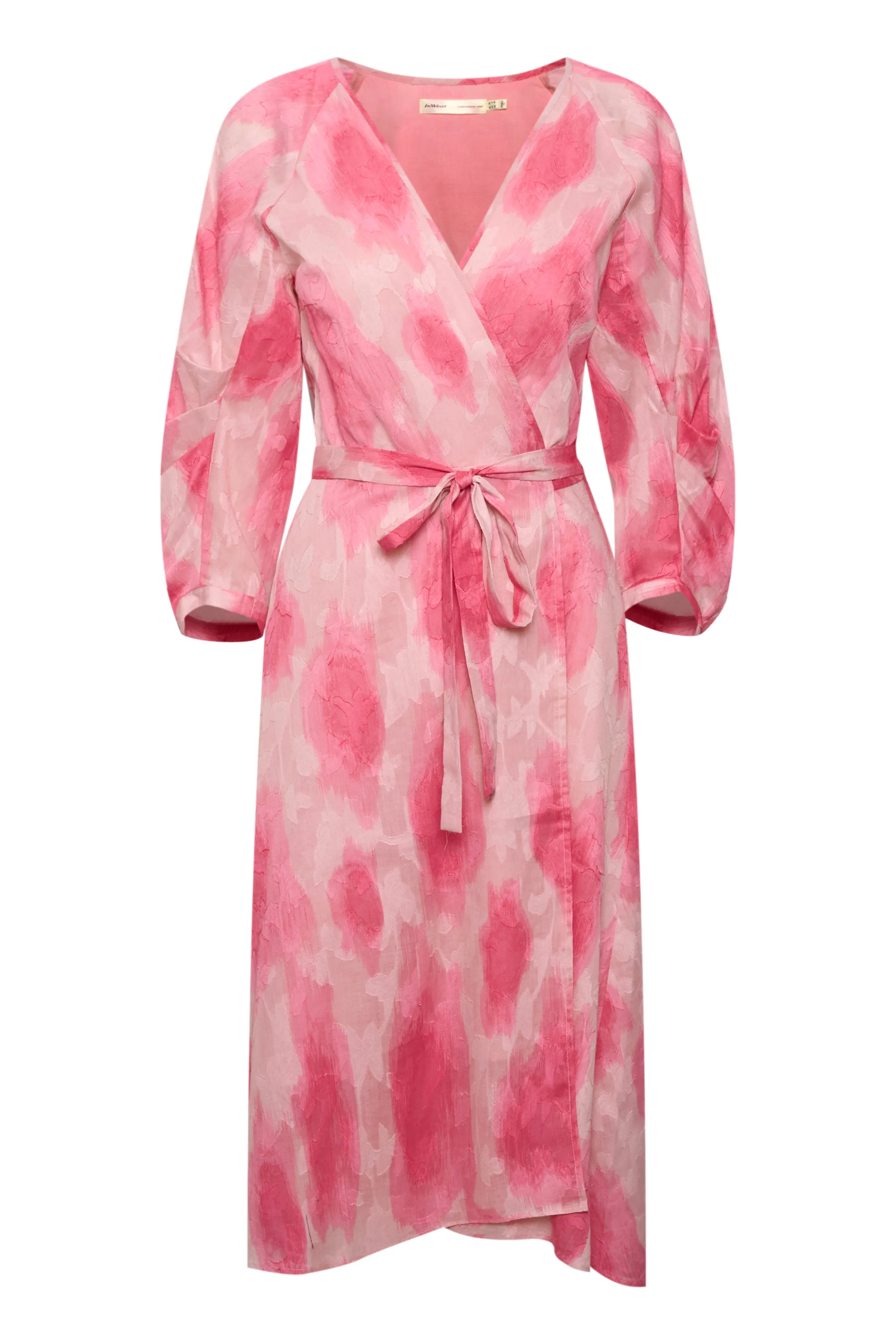 DimitraIW Wrap Dress - Pink Soft Shadow