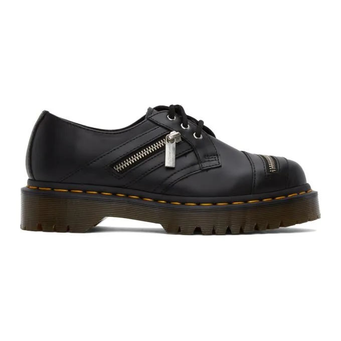 Dr. Martens Black 1461 Bex Zip Derbys