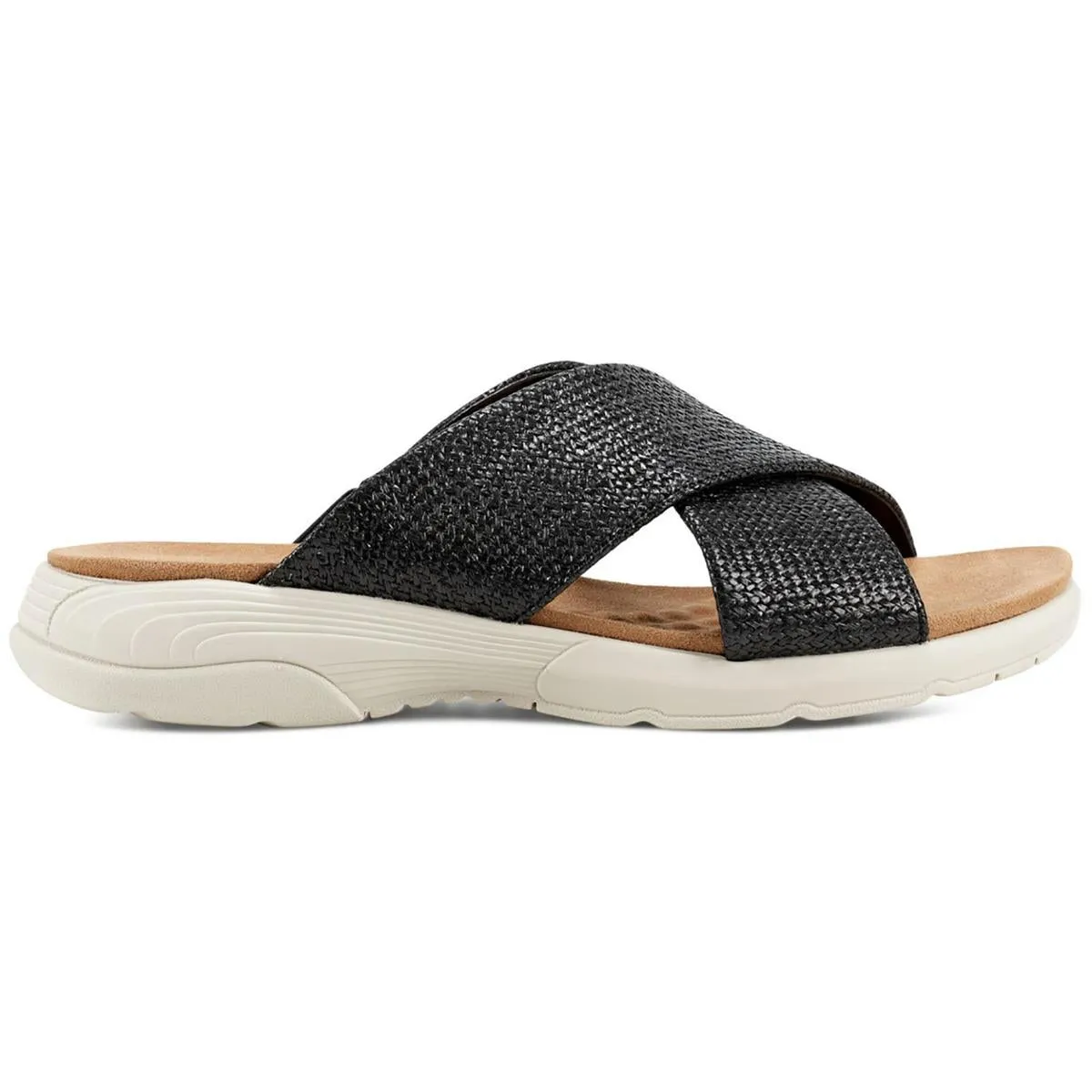 Easy Spirit Womens SETAITE2 Lightweight Flexi Slide Sandals