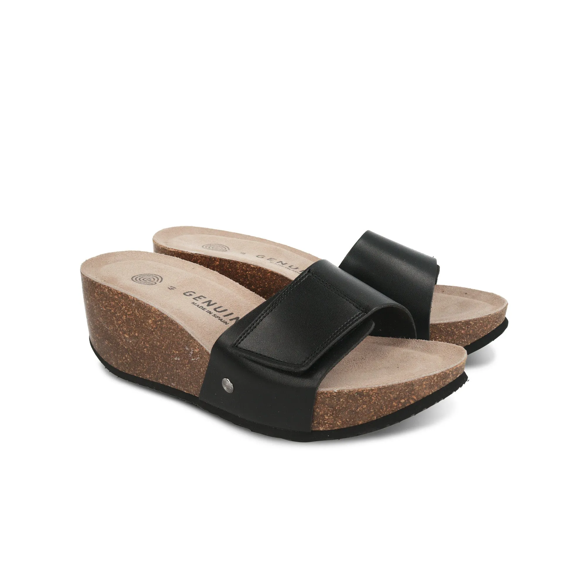 Elche Black Sandals