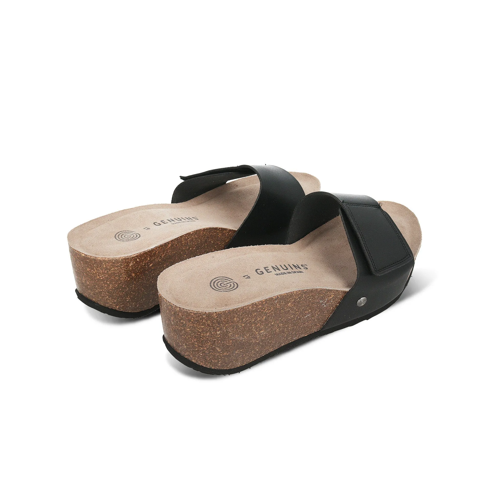Elche Black Sandals