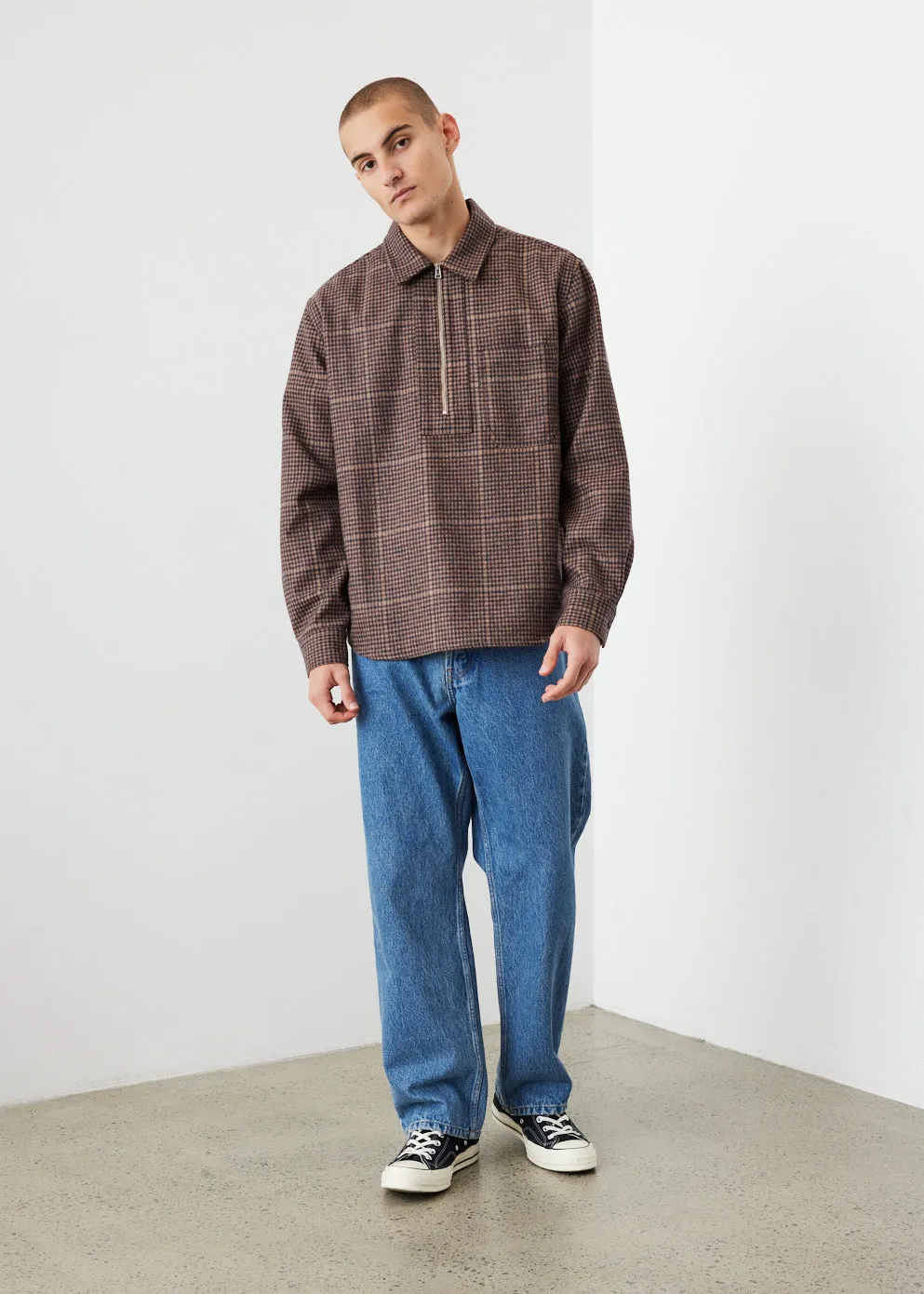 Elof Wool Pullover Shirt