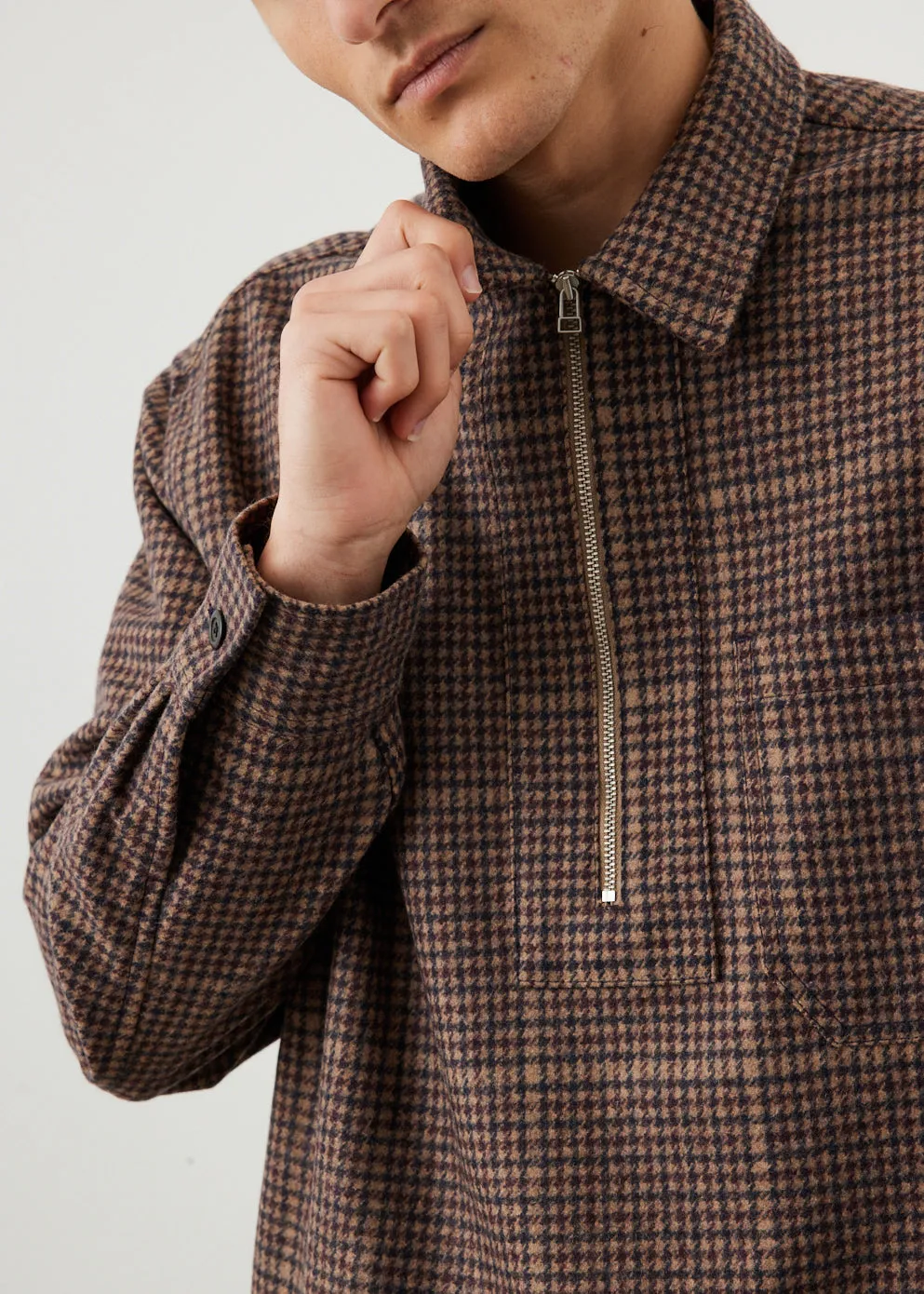 Elof Wool Pullover Shirt