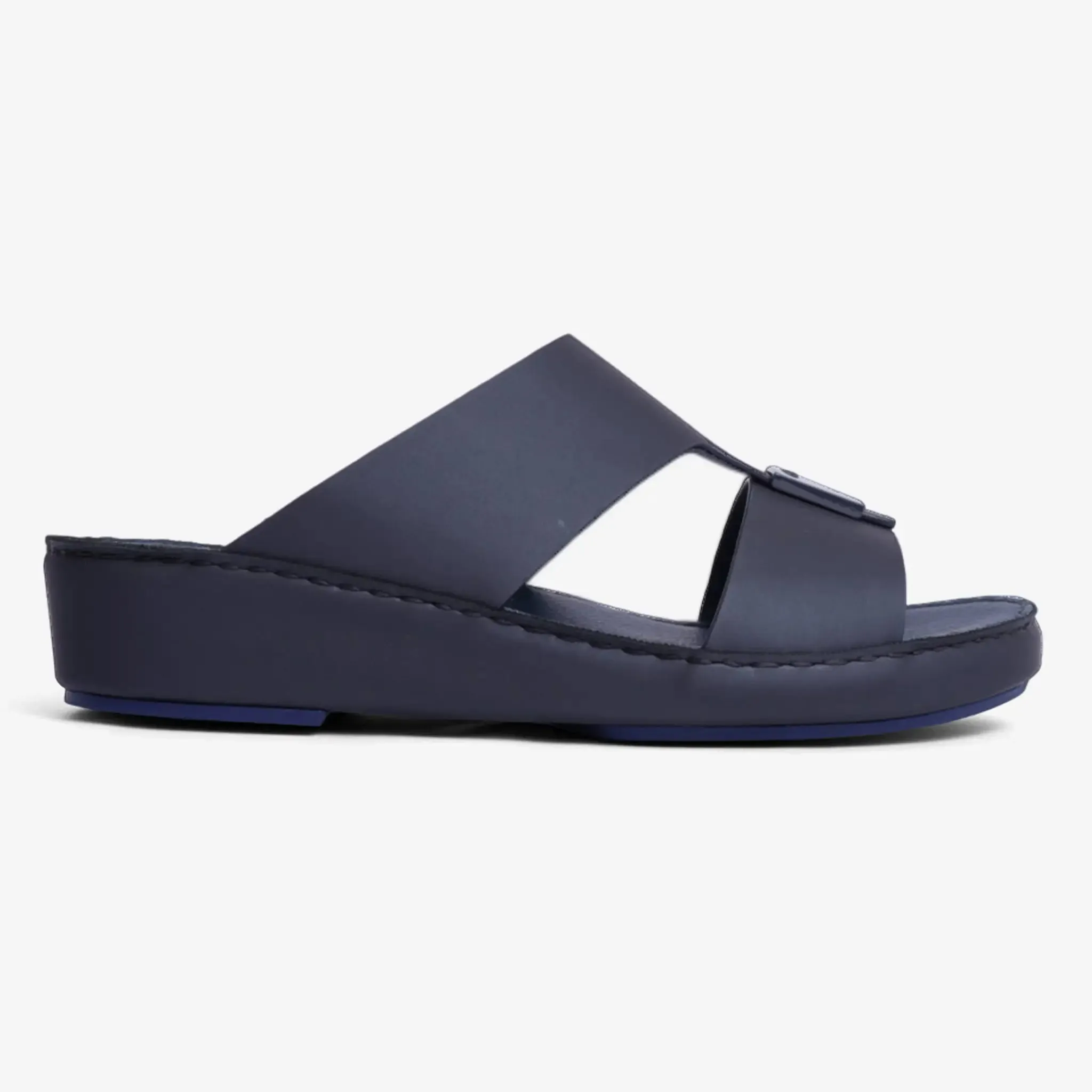 FARADA CLASSIC MATTE MODERN LEATHER MEN SANDALS NAVY