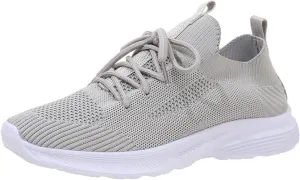 Fashion Spring and Summer Women Sports Shoes Flat Bottom Lightweight Flying Woven Mesh Breathable Comfortable was Shoes