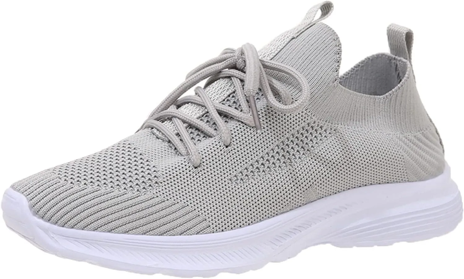 Fashion Spring and Summer Women Sports Shoes Flat Bottom Lightweight Flying Woven Mesh Breathable Comfortable was Shoes
