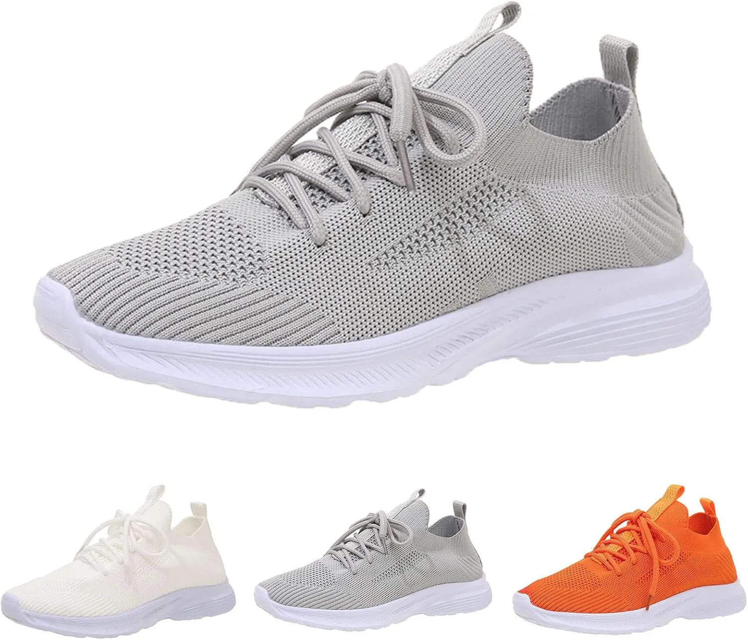 Fashion Spring and Summer Women Sports Shoes Flat Bottom Lightweight Flying Woven Mesh Breathable Comfortable was Shoes
