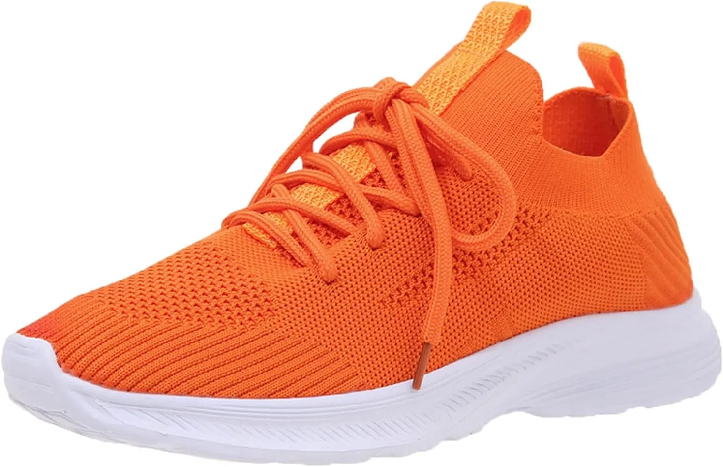 Fashion Spring and Summer Women Sports Shoes Flat Bottom Lightweight Flying Woven Mesh Breathable Comfortable was Shoes
