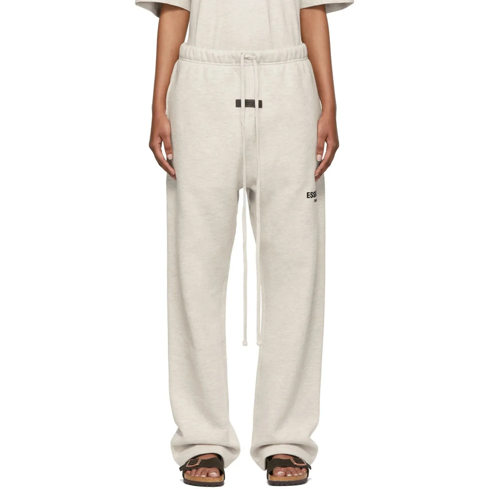 Fear Of God Essentials Relaxed Light Oatmeal Sweatpants (SS22)