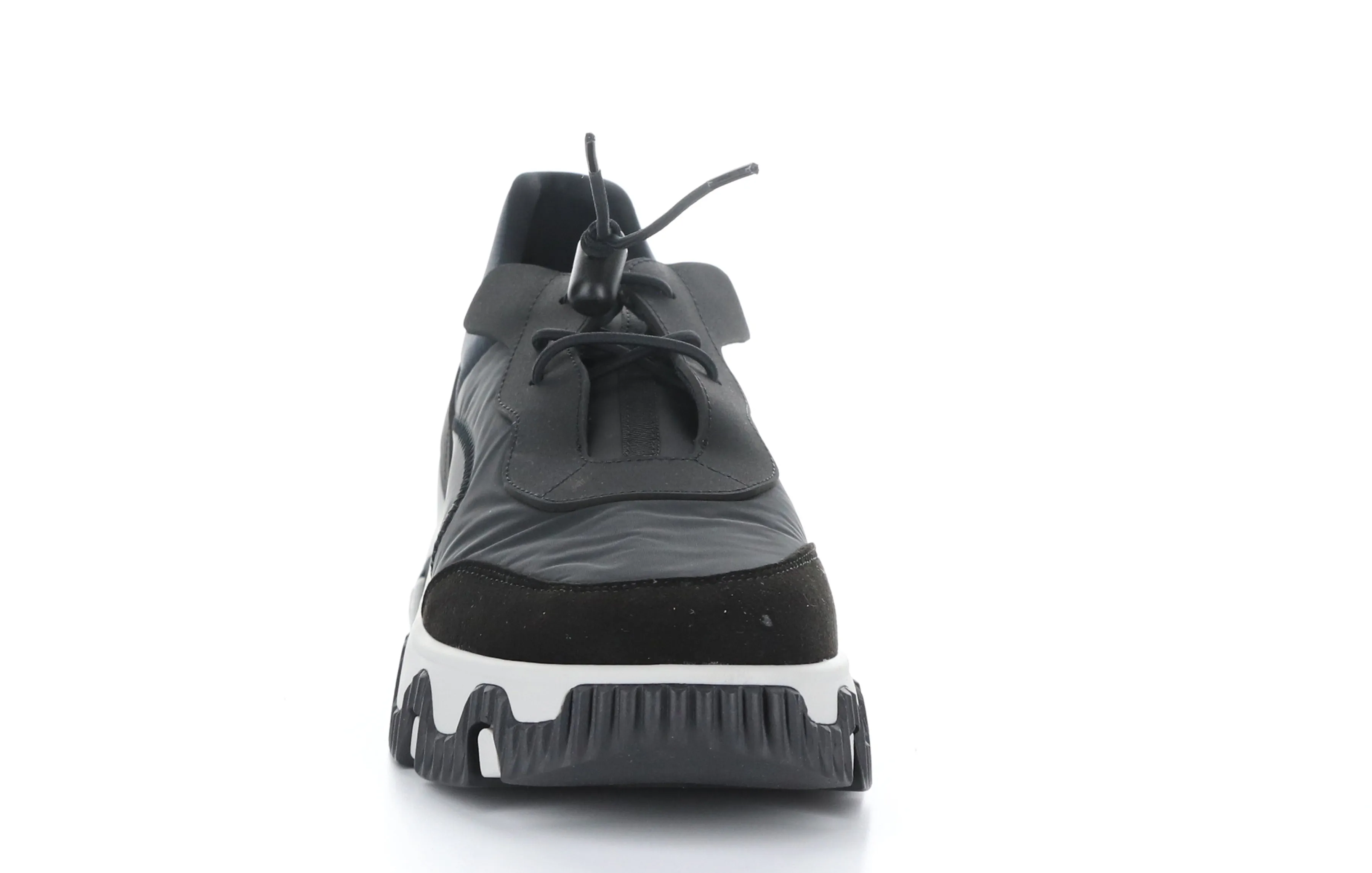 FEON749FLY Multi Black Elasticated Trainers|FEON749FLY Baskets avec Empi��cements ��lastiqu��s in Noir