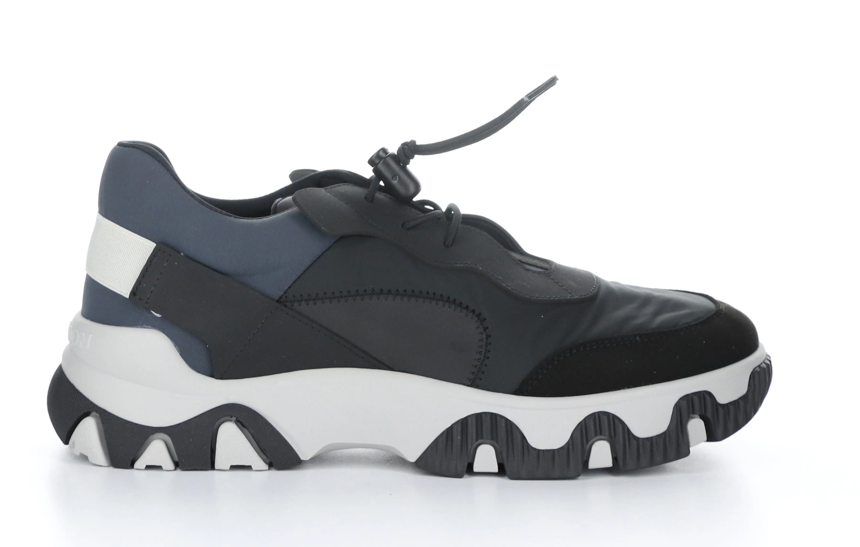FEON749FLY Multi Black Elasticated Trainers|FEON749FLY Baskets avec Empi��cements ��lastiqu��s in Noir