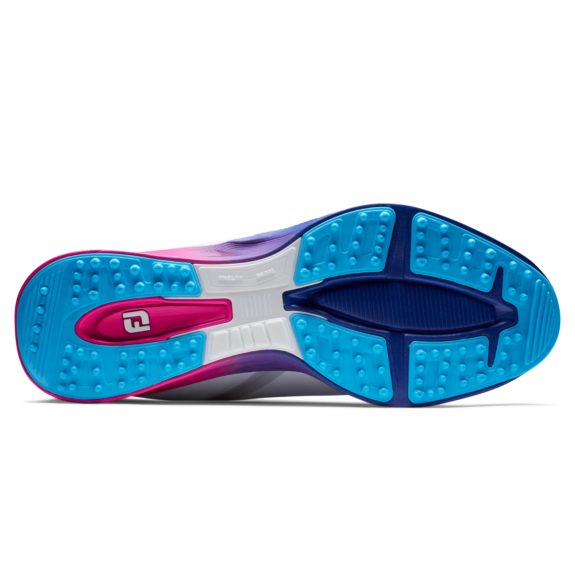 Footjoy Fuel Sport Ladies Golf Shoes - White/Purple/Pink