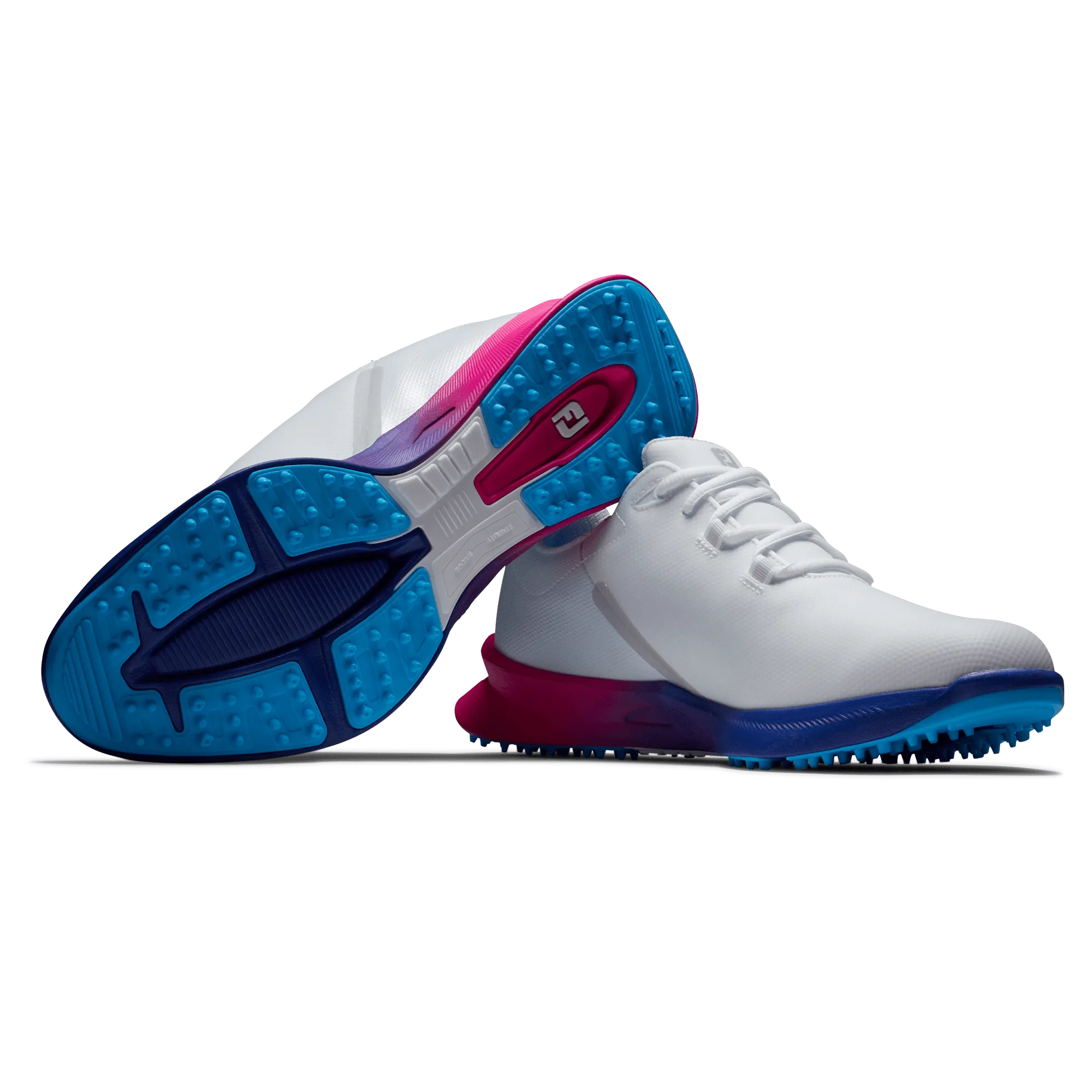 Footjoy Fuel Sport Ladies Golf Shoes - White/Purple/Pink