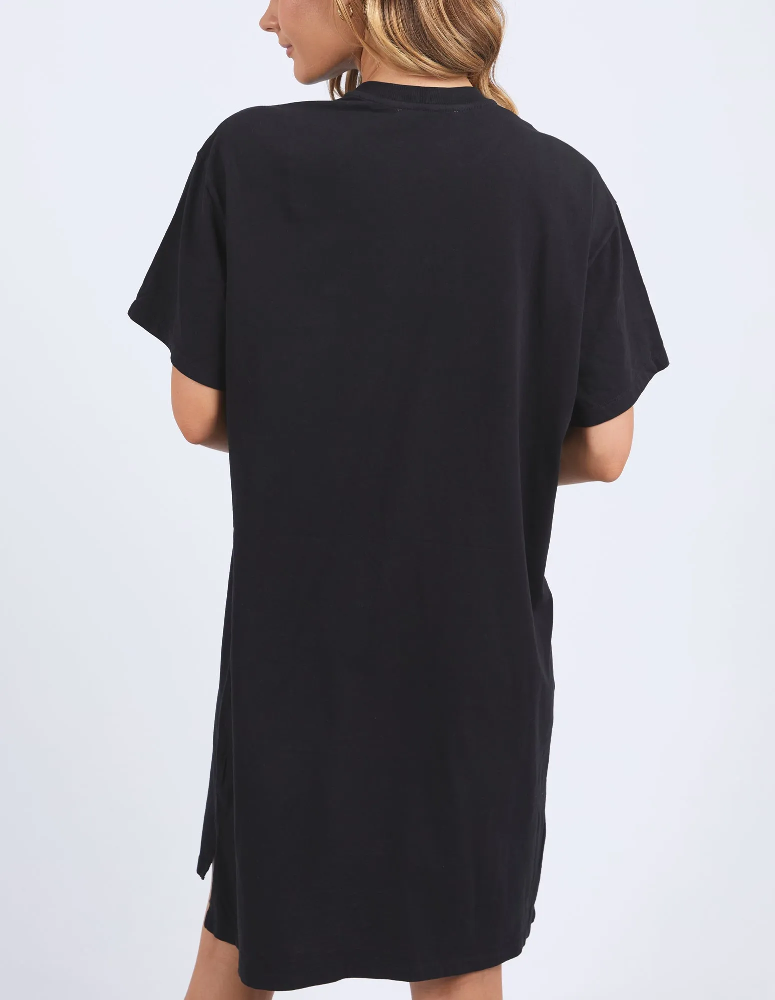 Foxwood Simplified Tee Dress Washed Black
