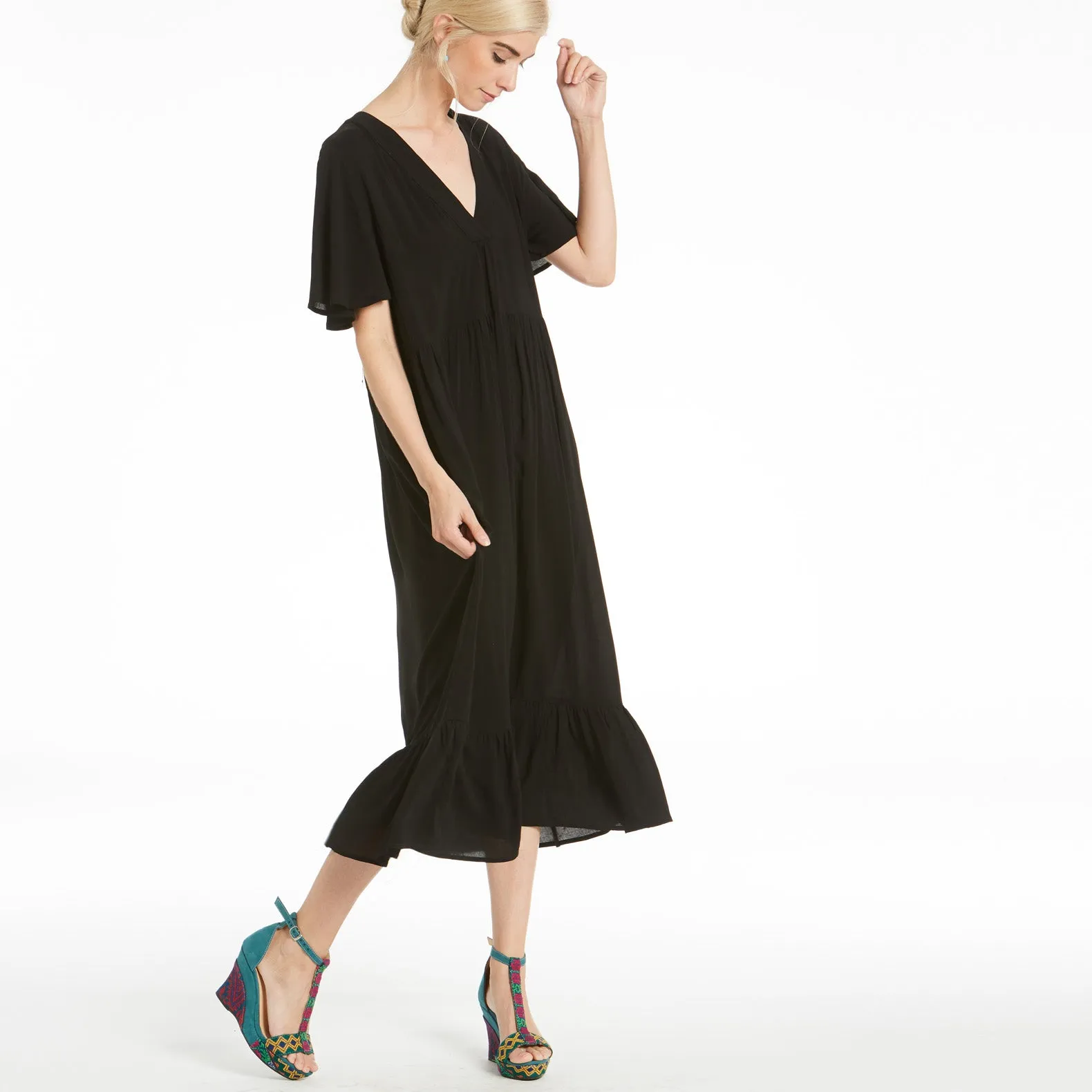 Free As The Wind Midi Dress