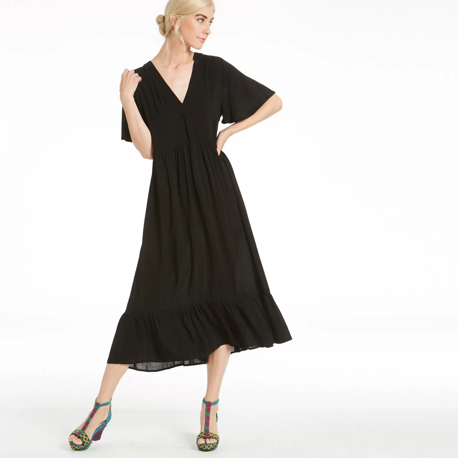 Free As The Wind Midi Dress