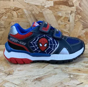 Geox Kids Marvel Spiderman Trainers - Blue / Red