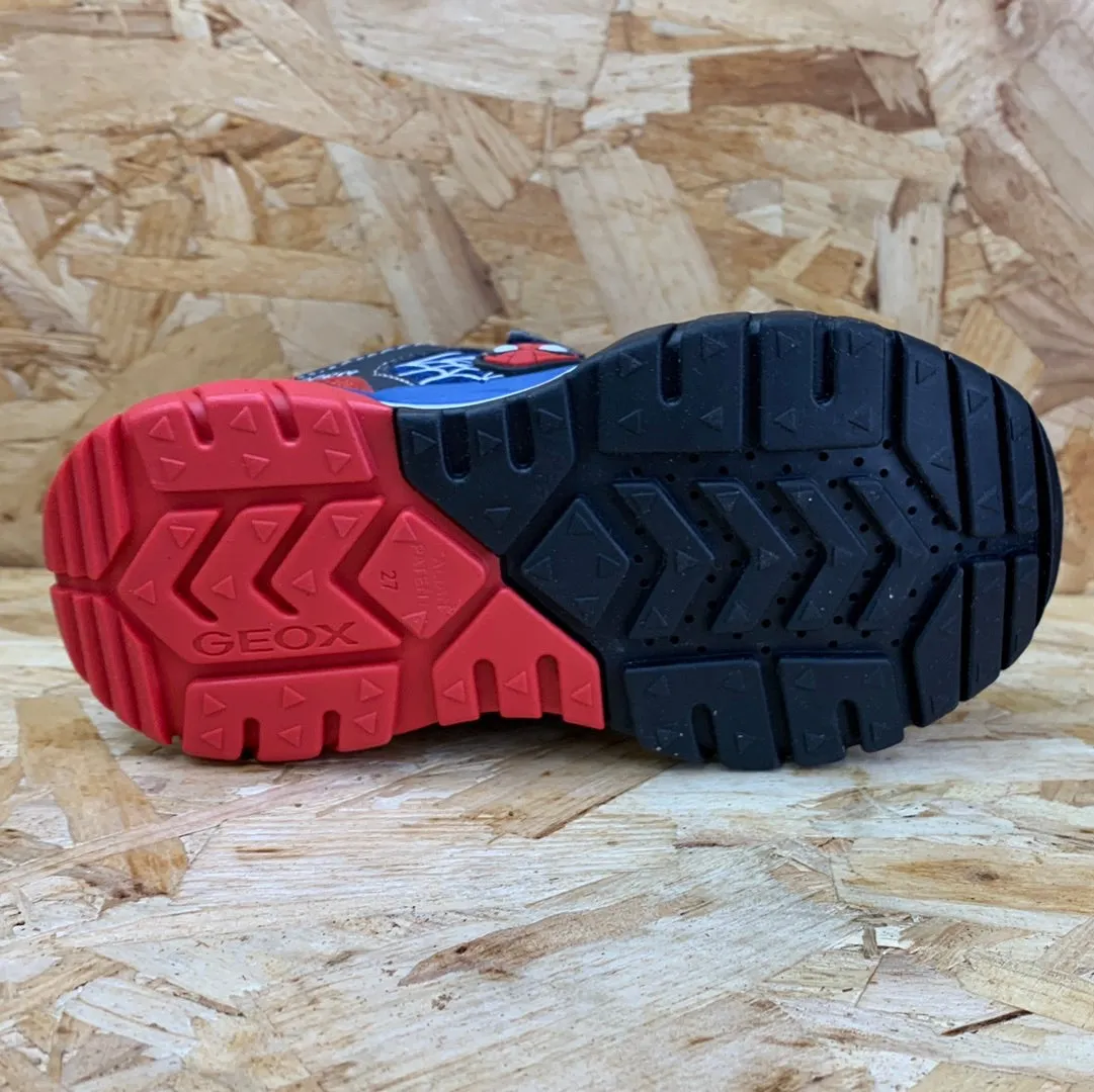 Geox Kids Marvel Spiderman Trainers - Blue / Red