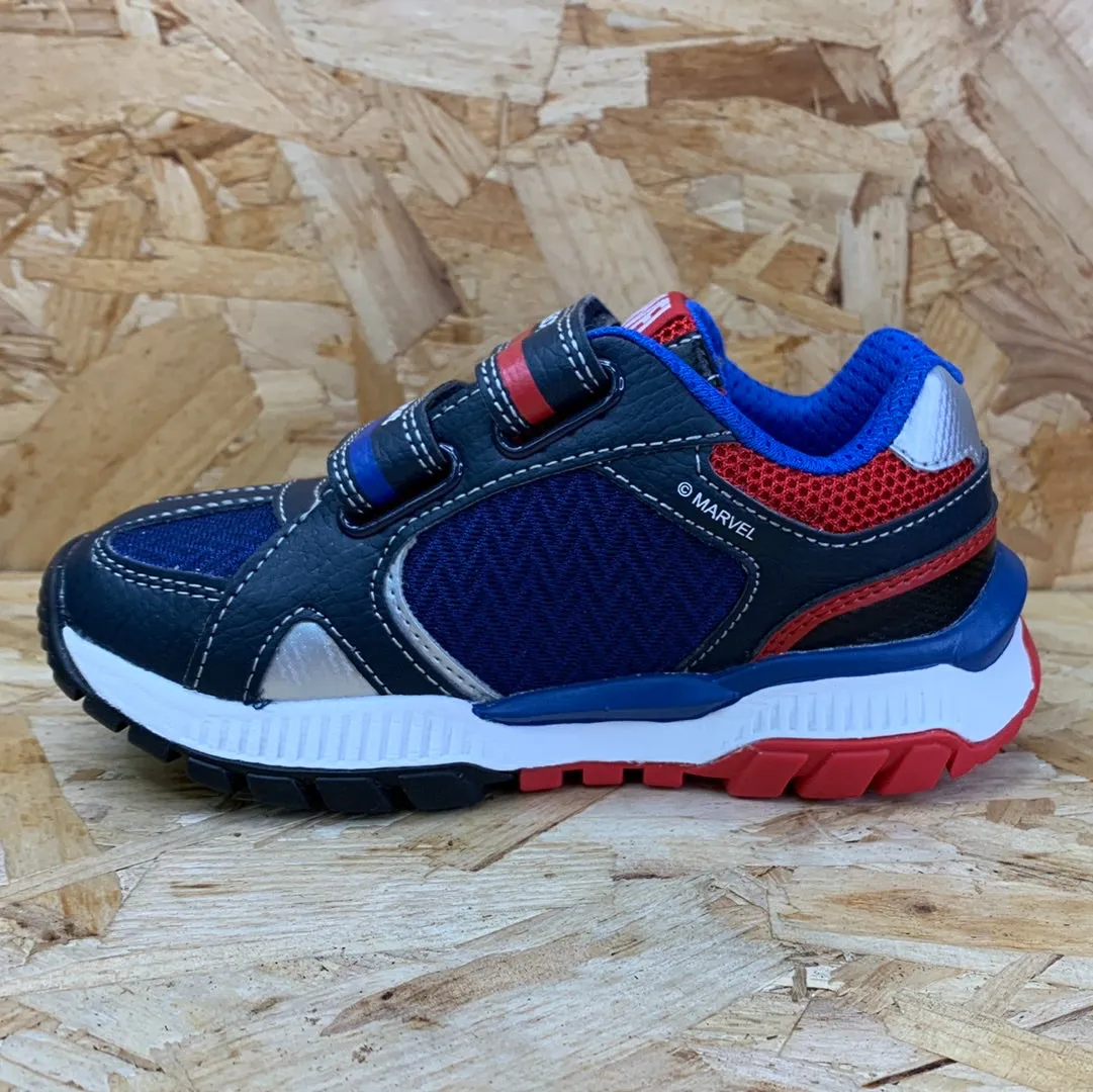 Geox Kids Marvel Spiderman Trainers - Blue / Red