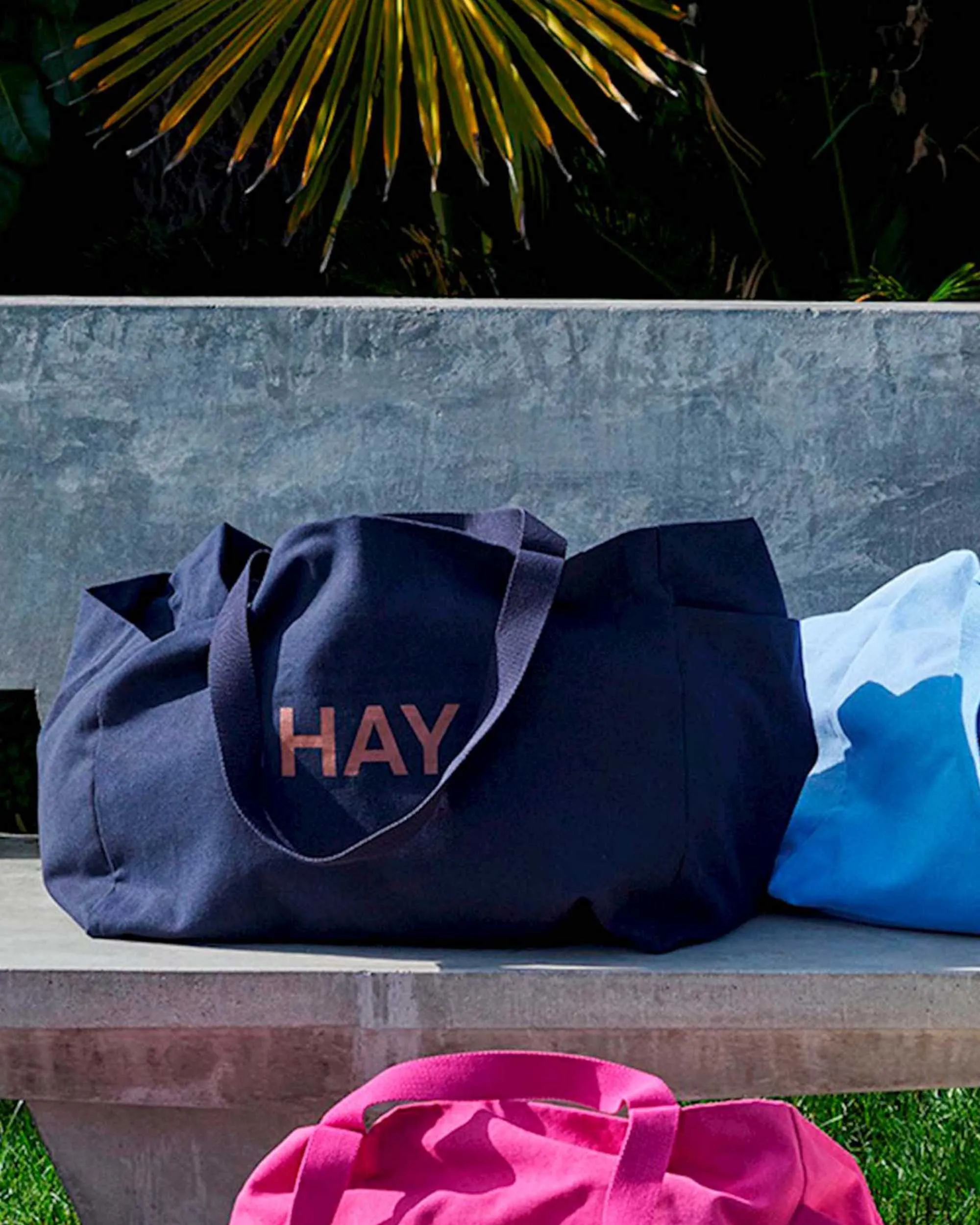 Hay Weekend Bag no.2 tote bag, Midnight Blue