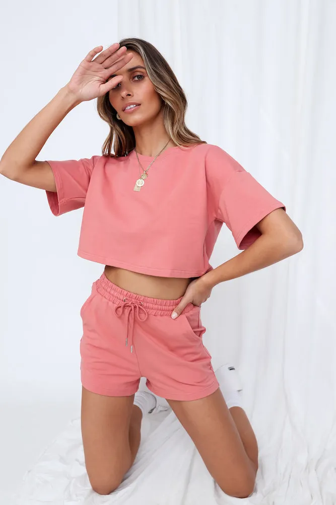 HELLO MOLLY Pillow Whispers Shorts Rose