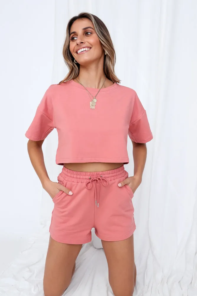 HELLO MOLLY Pillow Whispers Shorts Rose