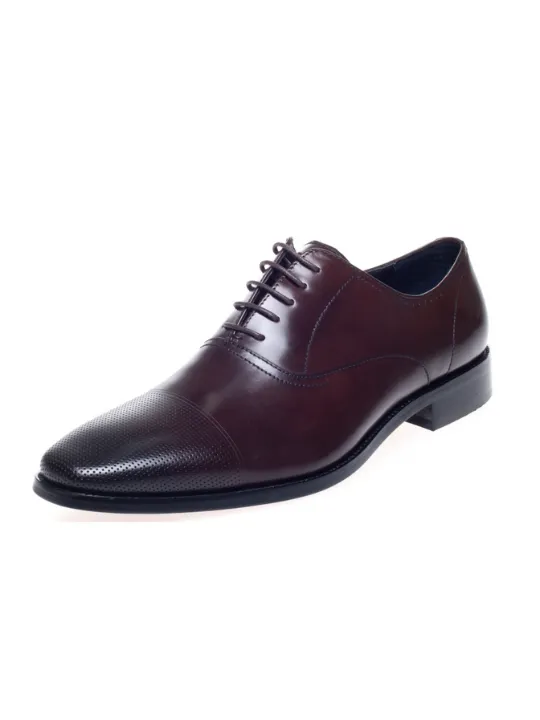 John White Bay Brown Capped Oxfords