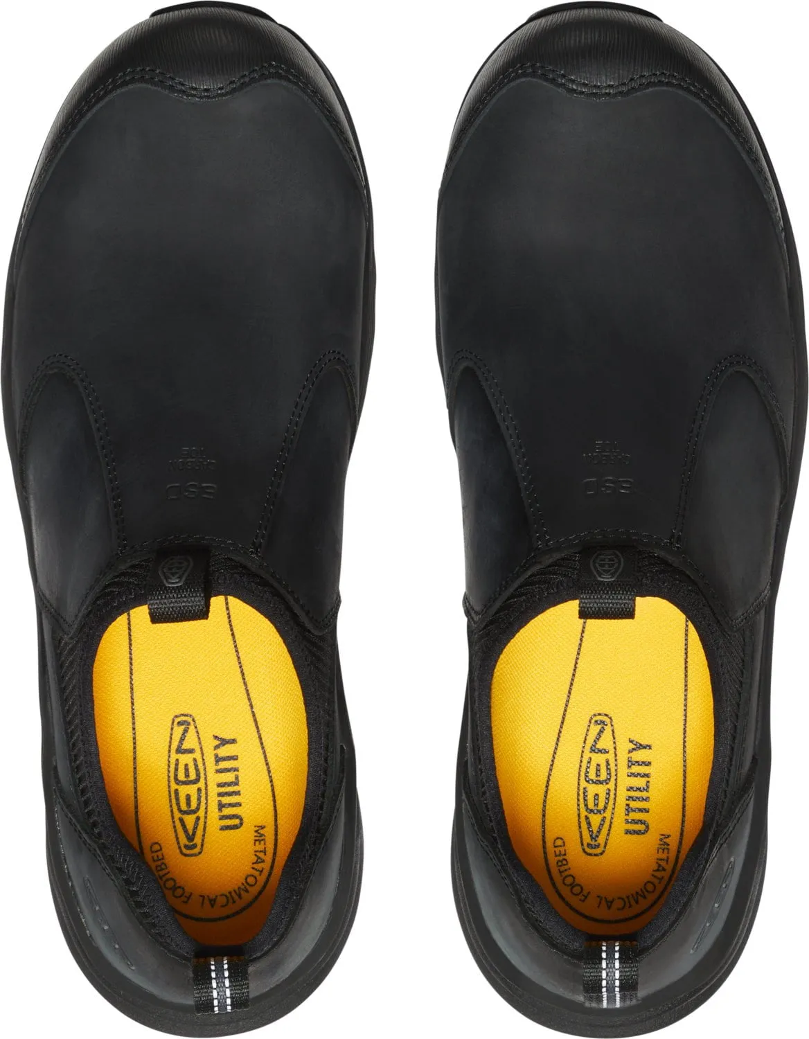 Keen Utility Mens Vista Energy Shift ESD CT Black Leather Work Shoes