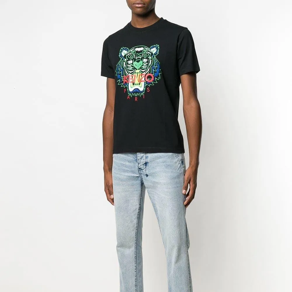 Kenzo Tiger Print T-Shirt Black