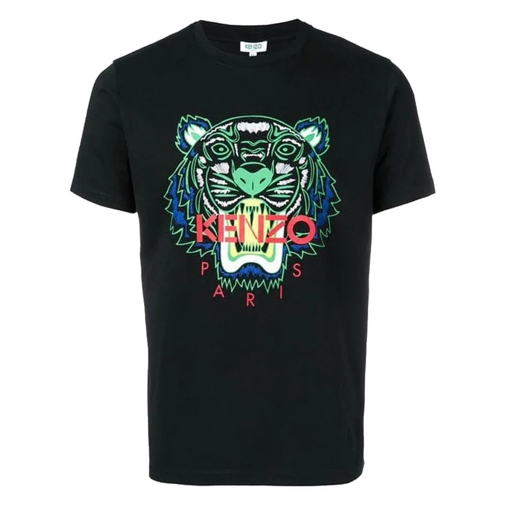 Kenzo Tiger Print T-Shirt Black