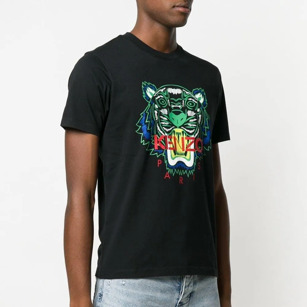 Kenzo Tiger Print T-Shirt Black