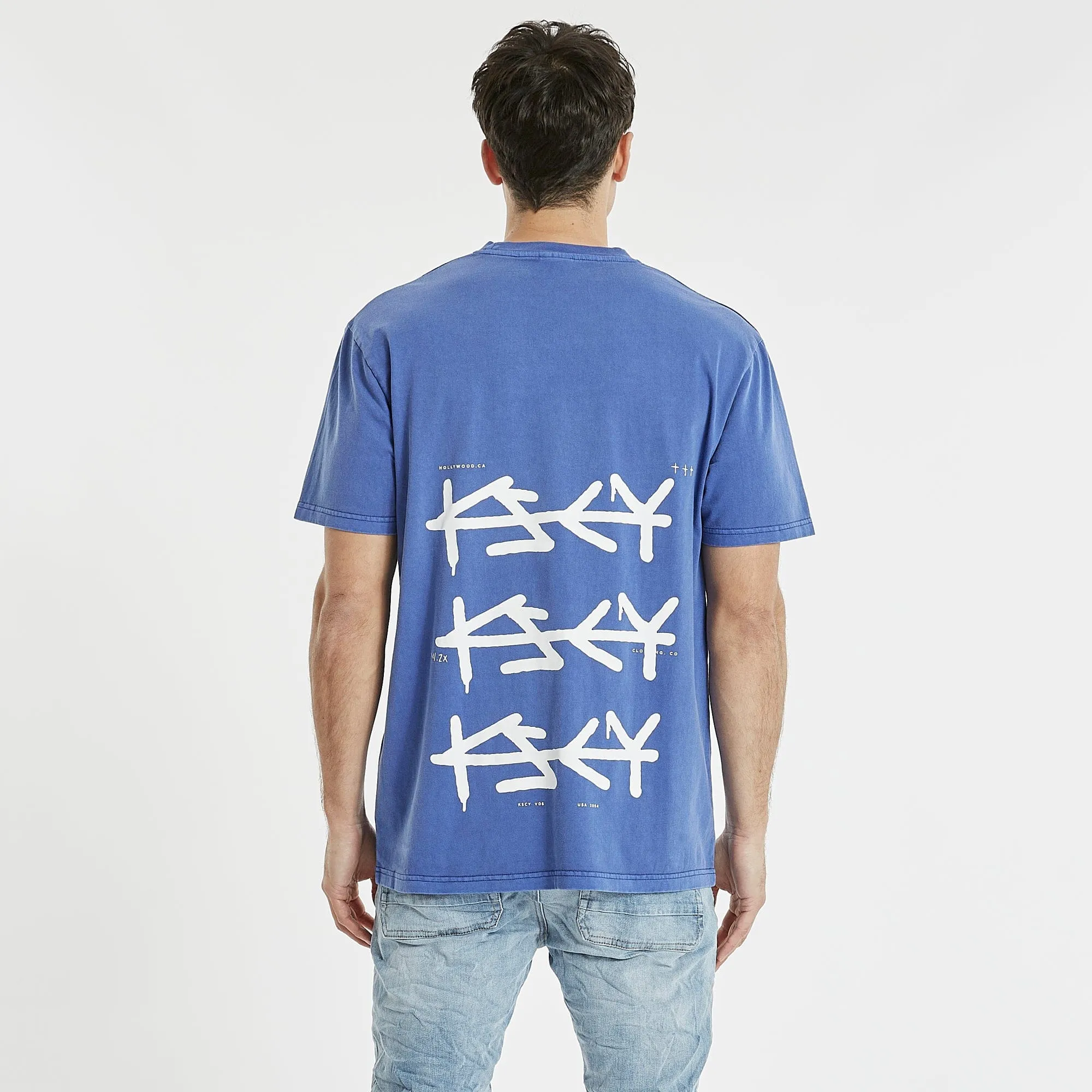 Krueger Relaxed Tee - Pigment Ultramarine