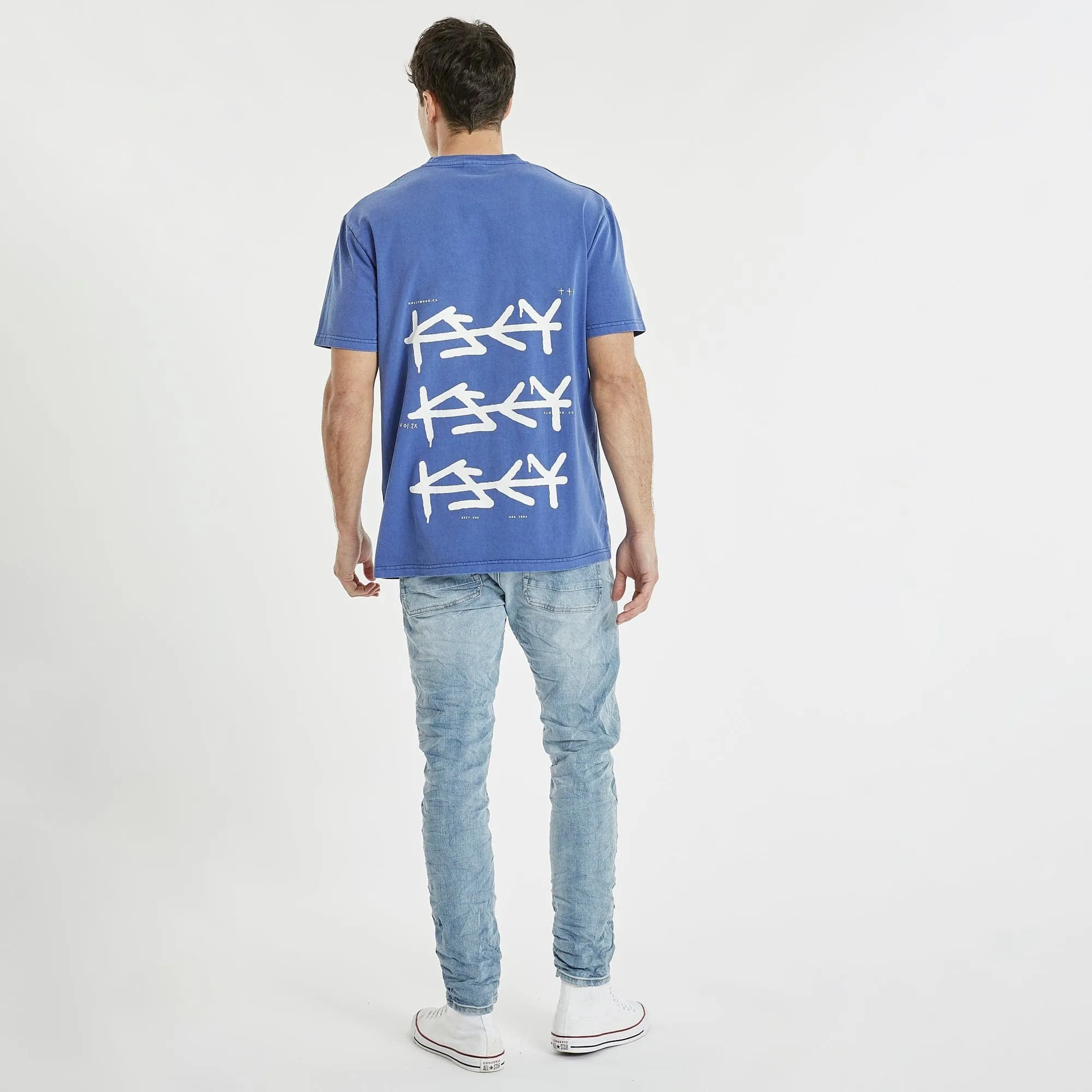 Krueger Relaxed Tee - Pigment Ultramarine